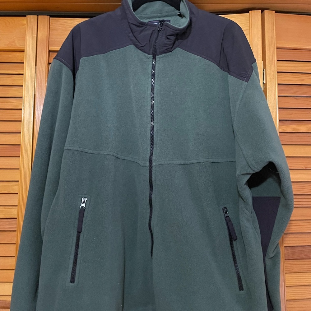 Izod PerformX Black Jacket with Orange Accent